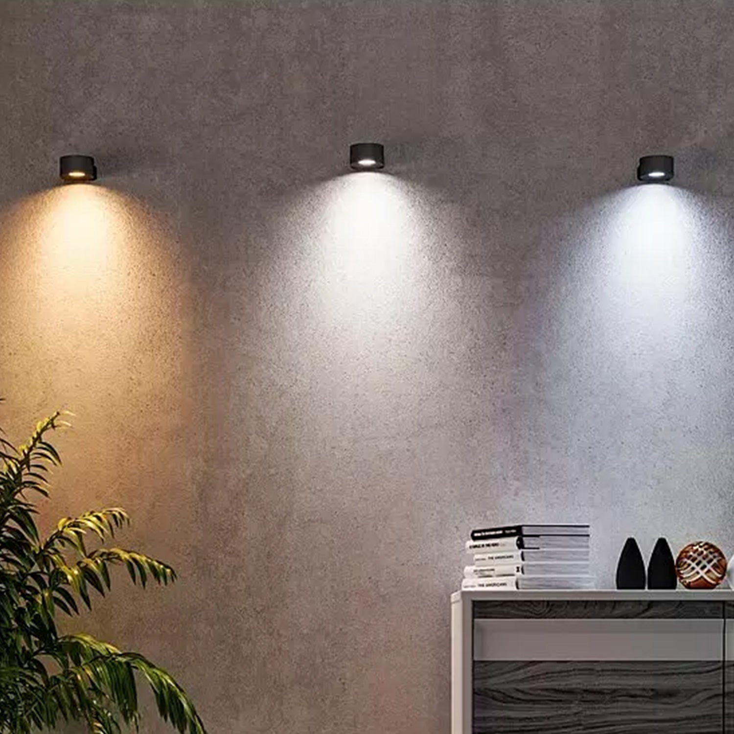Led Wall Sconces, Wall Lamp with Battery Operated,3 Color Temperatures & Dimmable Magnetic 360° for Reading Bedside Hallway