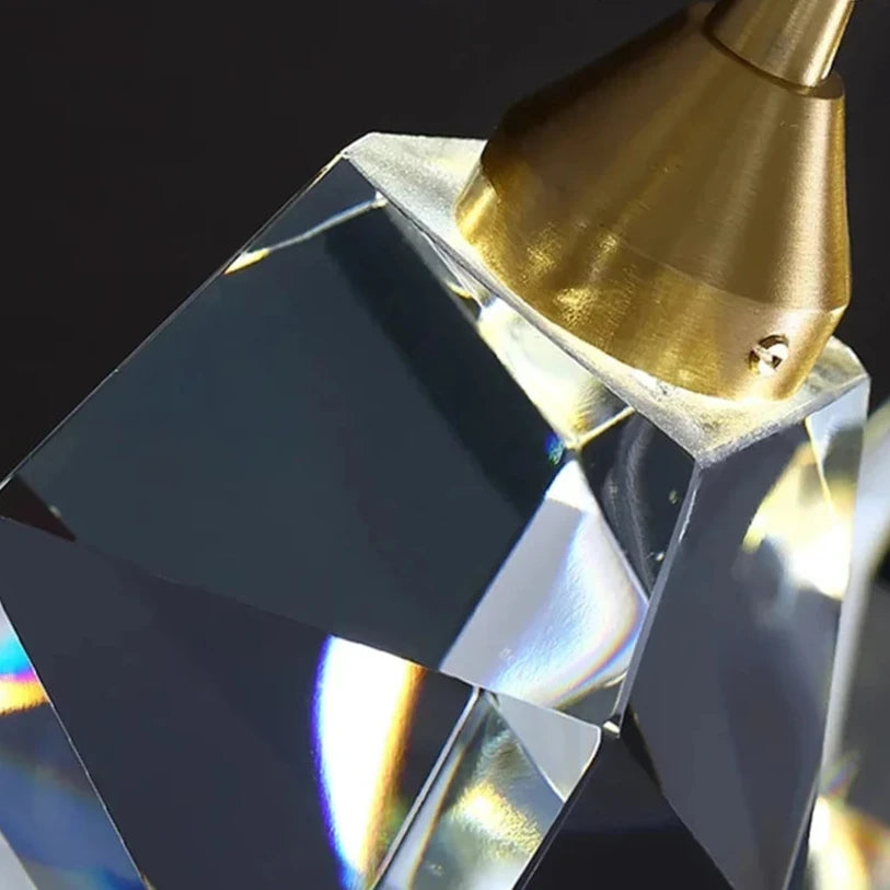 Nina - Pendelleuchte 5-Glas-Kristall-Deckenlampe