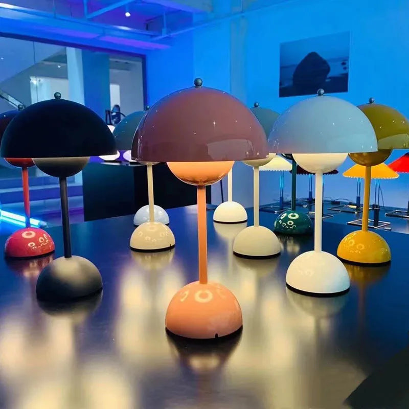 Miraflower - Pot Mushroom Lamp - Battery Table Lamp with Touch