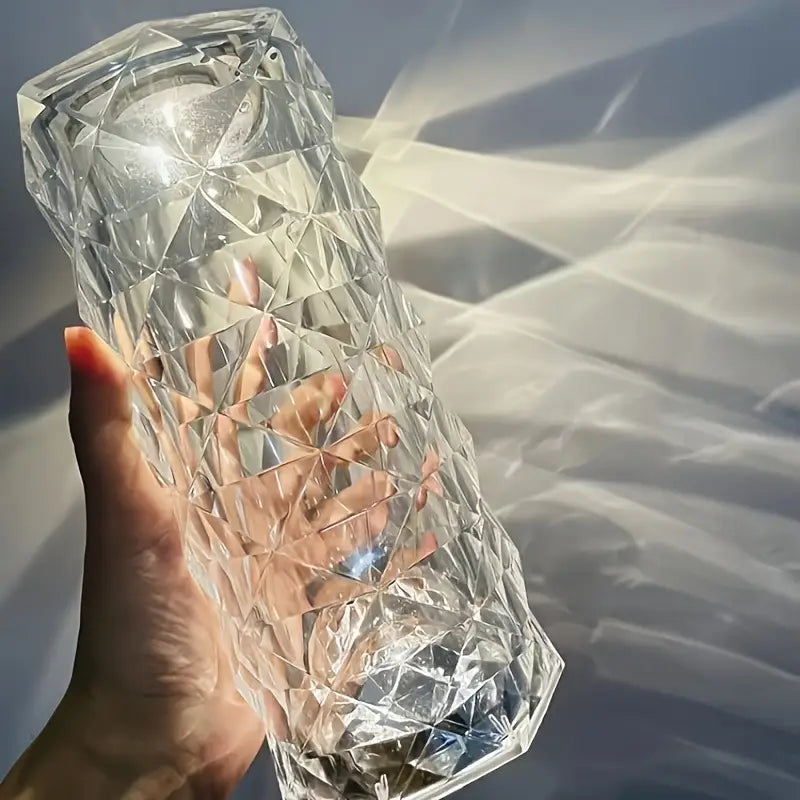 Rosé – Funkelnde Kristall-Tischlampe mit Touch