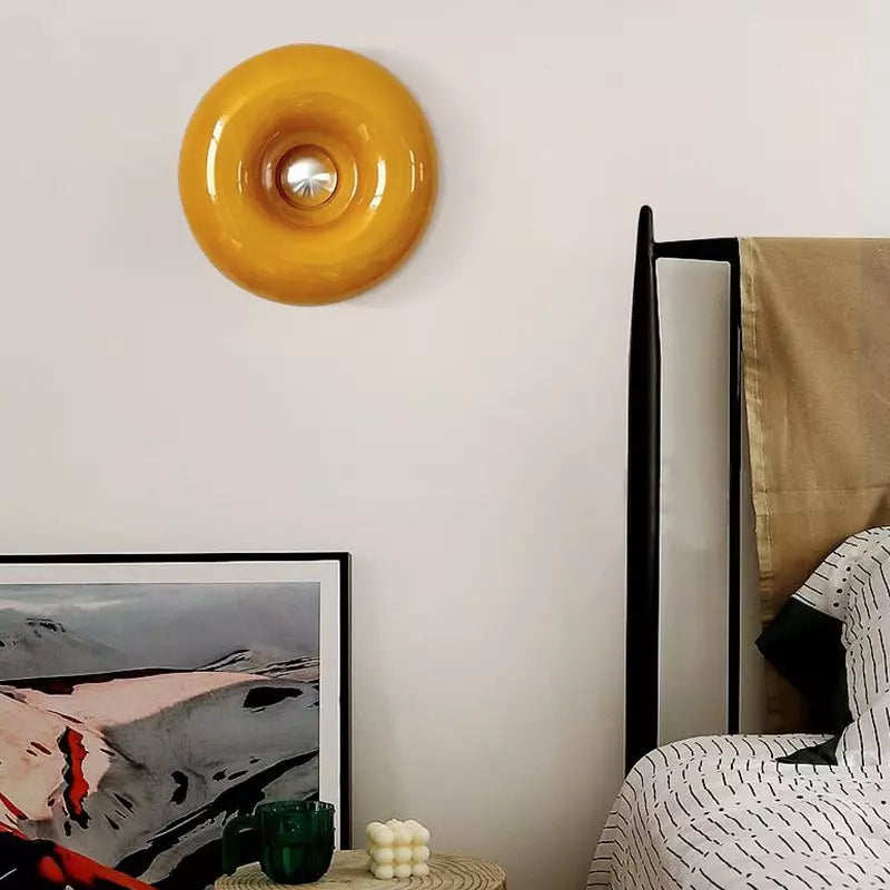 Varline - LED wall light - Nordic glass donut light